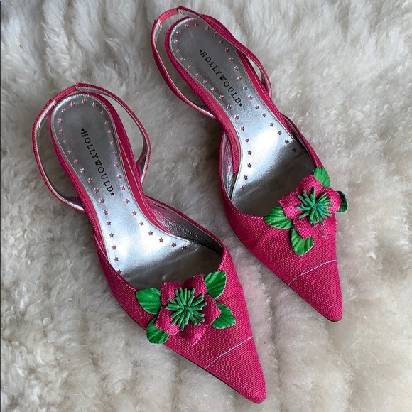 Hollywould  sling - back kitten heels - Picture 2 of 6